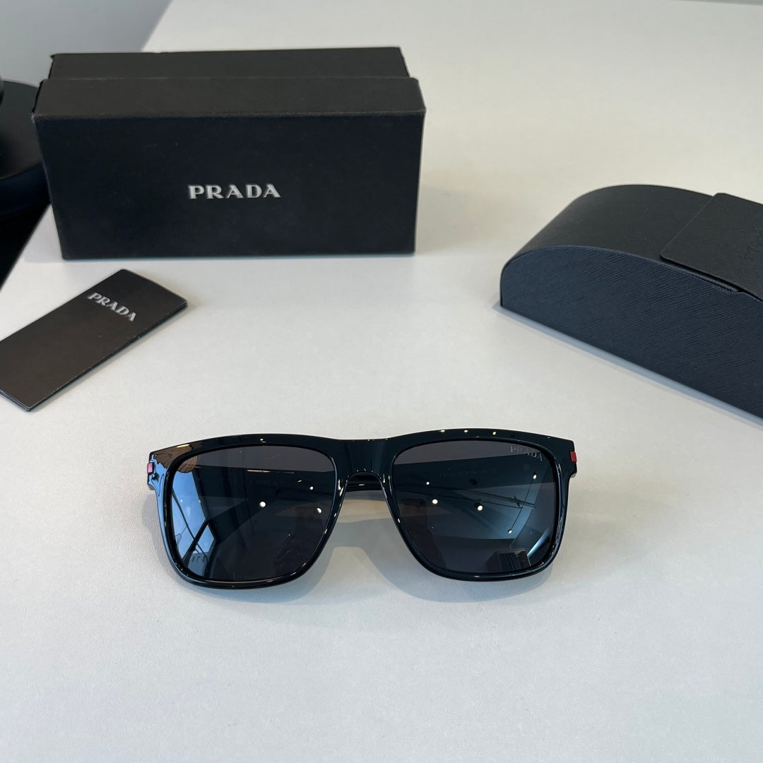 Prada Fashion Black Lens Sunglasses for Men - 432128 - detail image 4