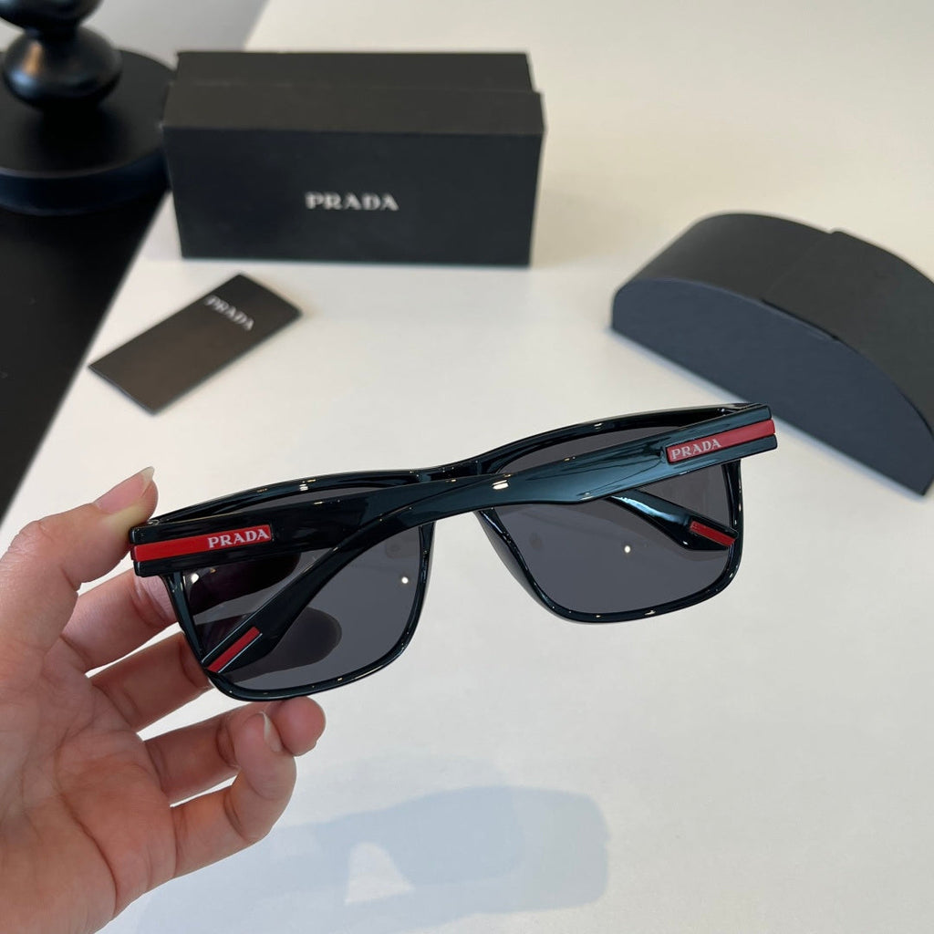 Prada Fashion Black Lens Sunglasses for Men - 487148 - detail image 8