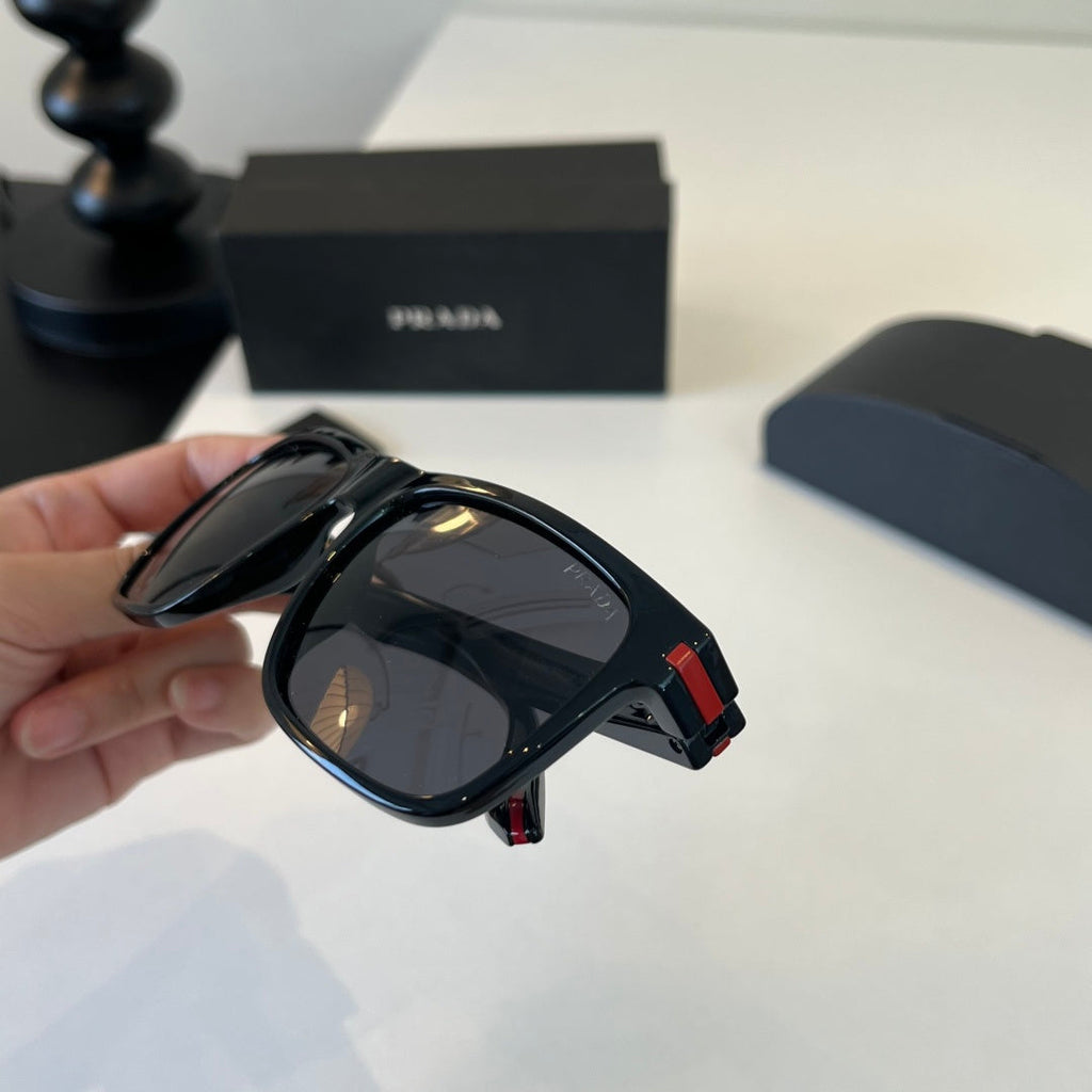 Prada Fashion Black Lens Sunglasses for Men - 415797 - detail image 6
