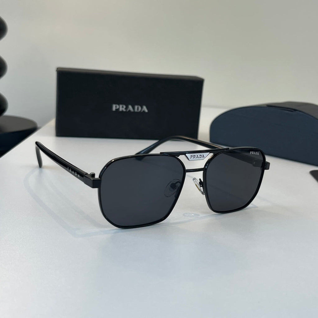Prada Fashion Black Lens Sunglasses for Men - 415727