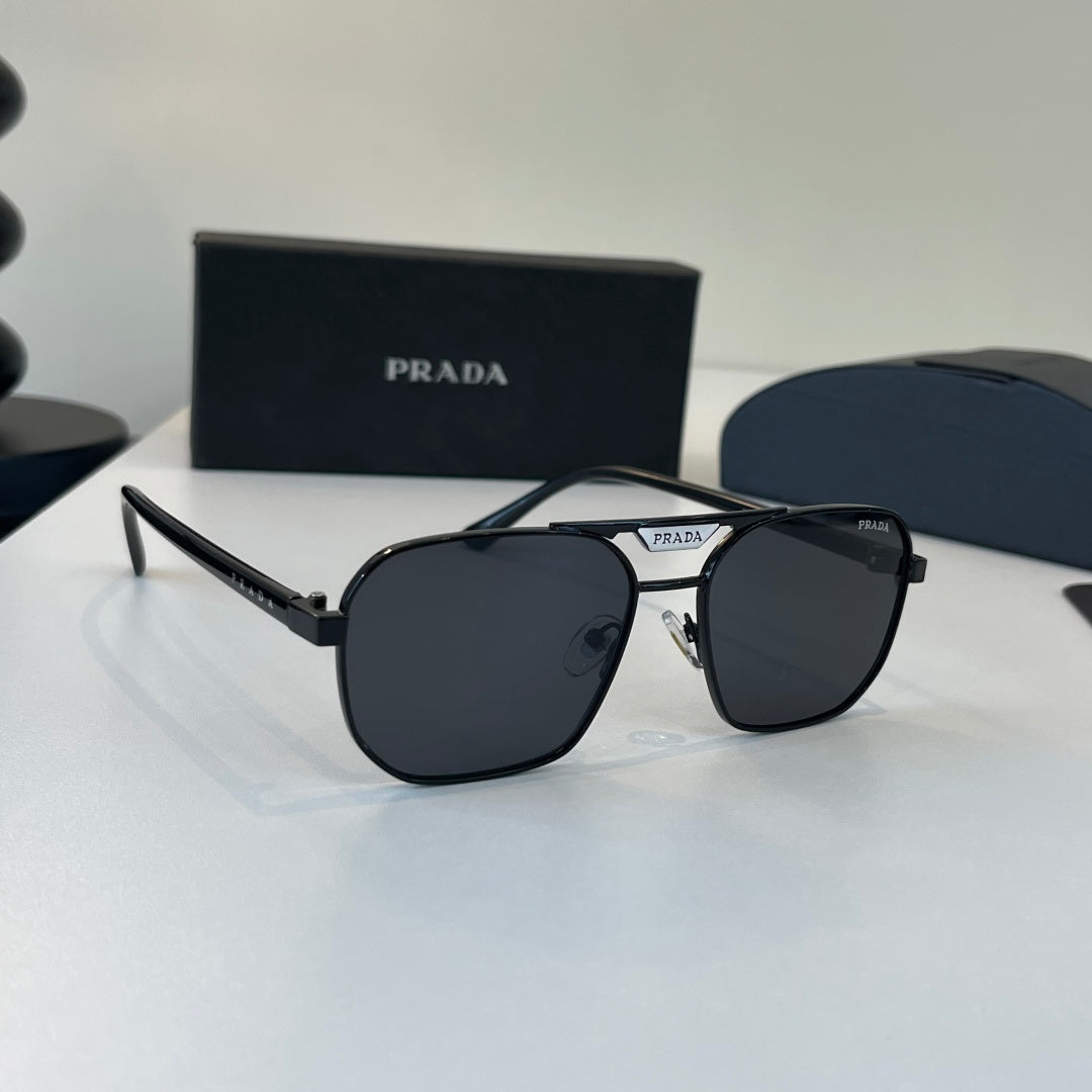 Prada Fashion Black Lens Sunglasses for Men - 415727