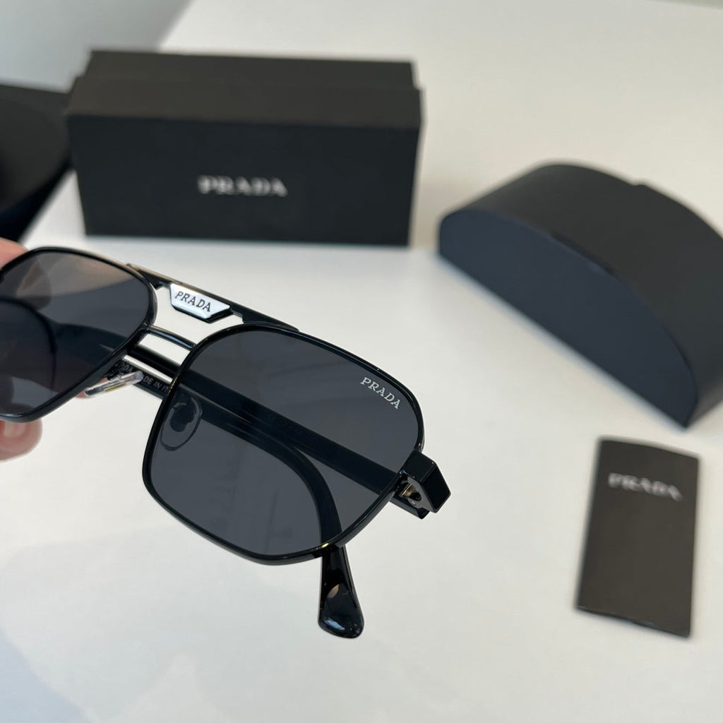 Prada Fashion Black Lens Sunglasses for Men - 415727 - detail image 6