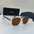 Prada Fashion Brown Lens Sunglasses for Men