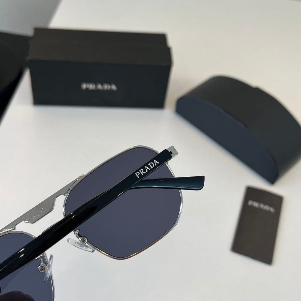 Prada Fashion Black Lens Sunglasses for Men - 465646 - detail image 7