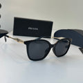 Prada Fashion Black Lens Sunglasses for Men - 415732