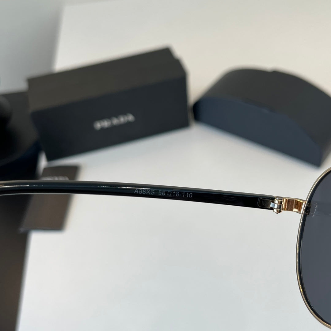Prada Metal Aviator Silver Lens Sunglasses for Men & Women - 465652 - detail image 10