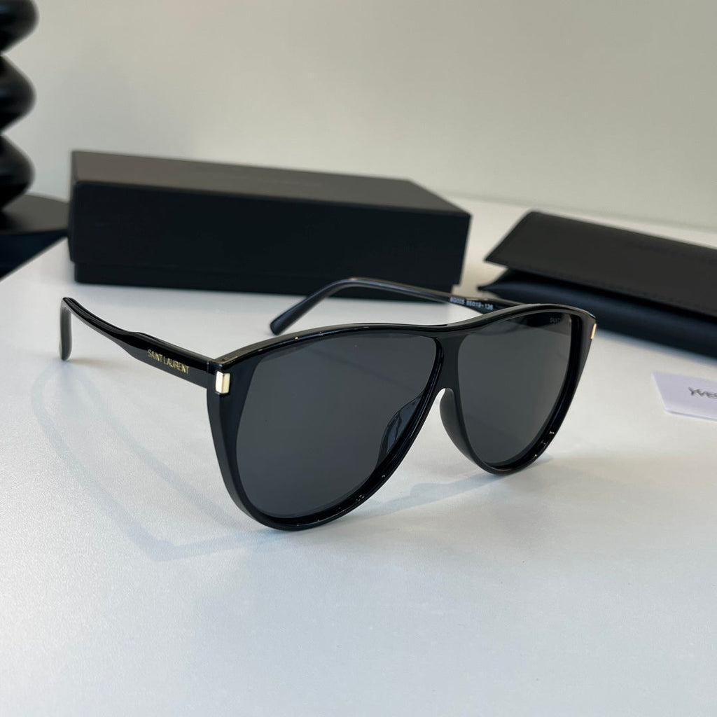 Saint Laurent Fashion Black Lens Sunglasses for Men & Women - 382492