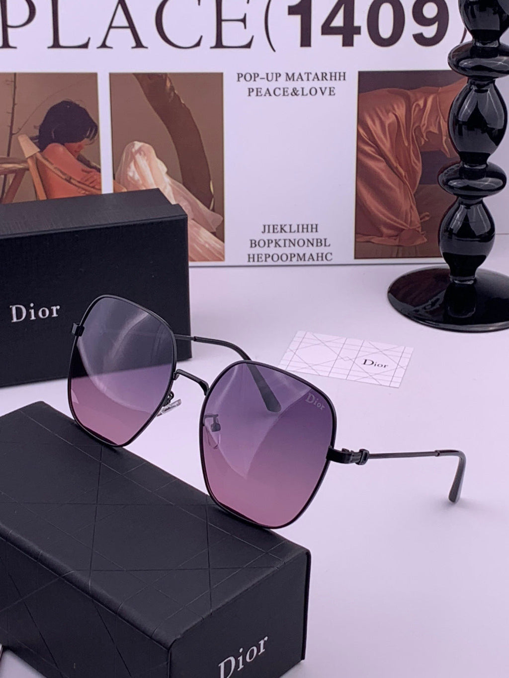 Dior CD2303 Fashion Brown Lens Sunglasses for Men & Women - 358243 - detail image 2