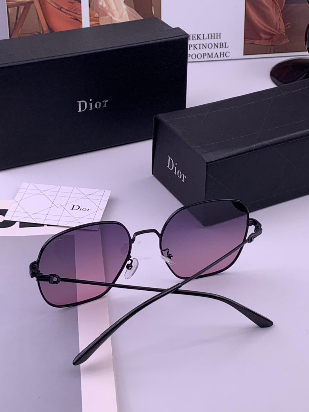 Dior CD2303 Fashion Brown Lens Sunglasses for Men & Women - 358243 - detail image 6
