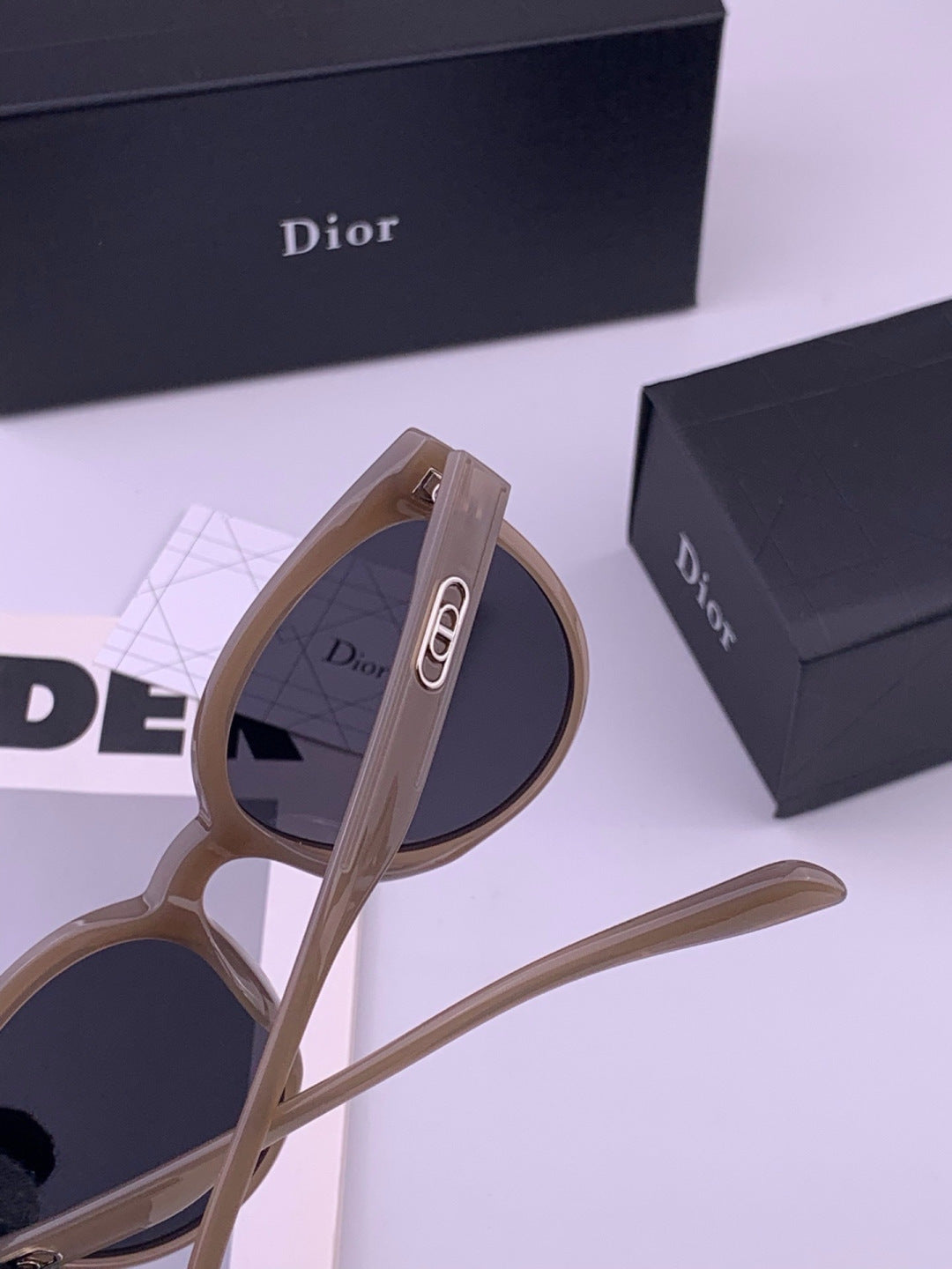 Dior CD5106 Polarized Square Brown Lens Sunglasses for Women - 358226 - detail image 4