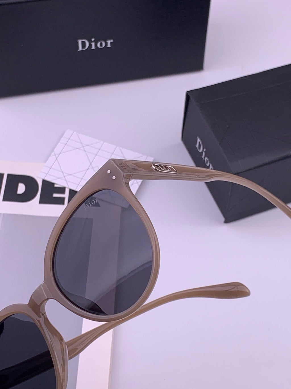 Dior CD5106 Polarized Square Brown Lens Sunglasses for Women - 358226 - detail image 2