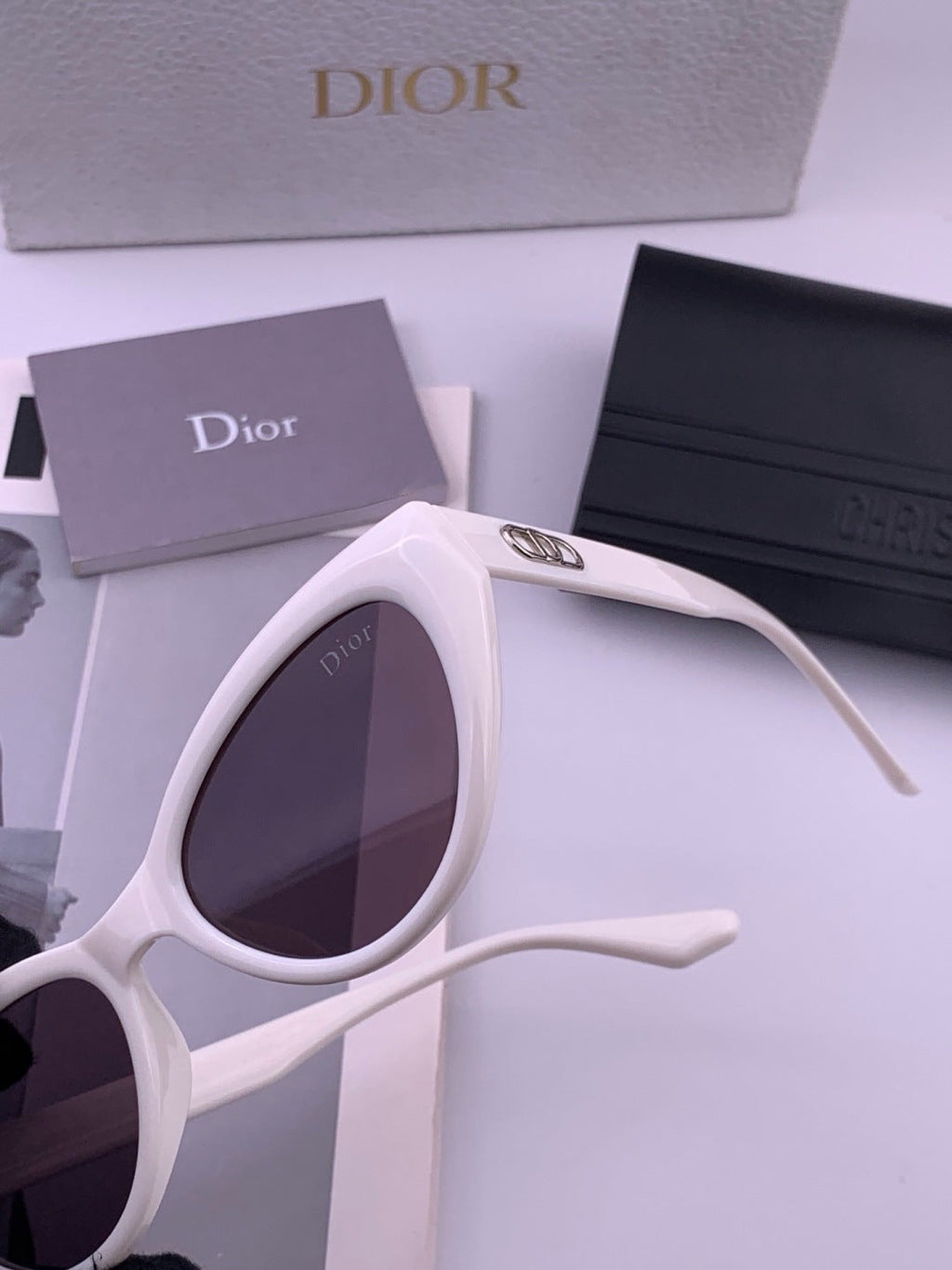 Dior D4109 Polarized Square Pink Lens Sunglasses for Men & Women - 371894 - detail image 2