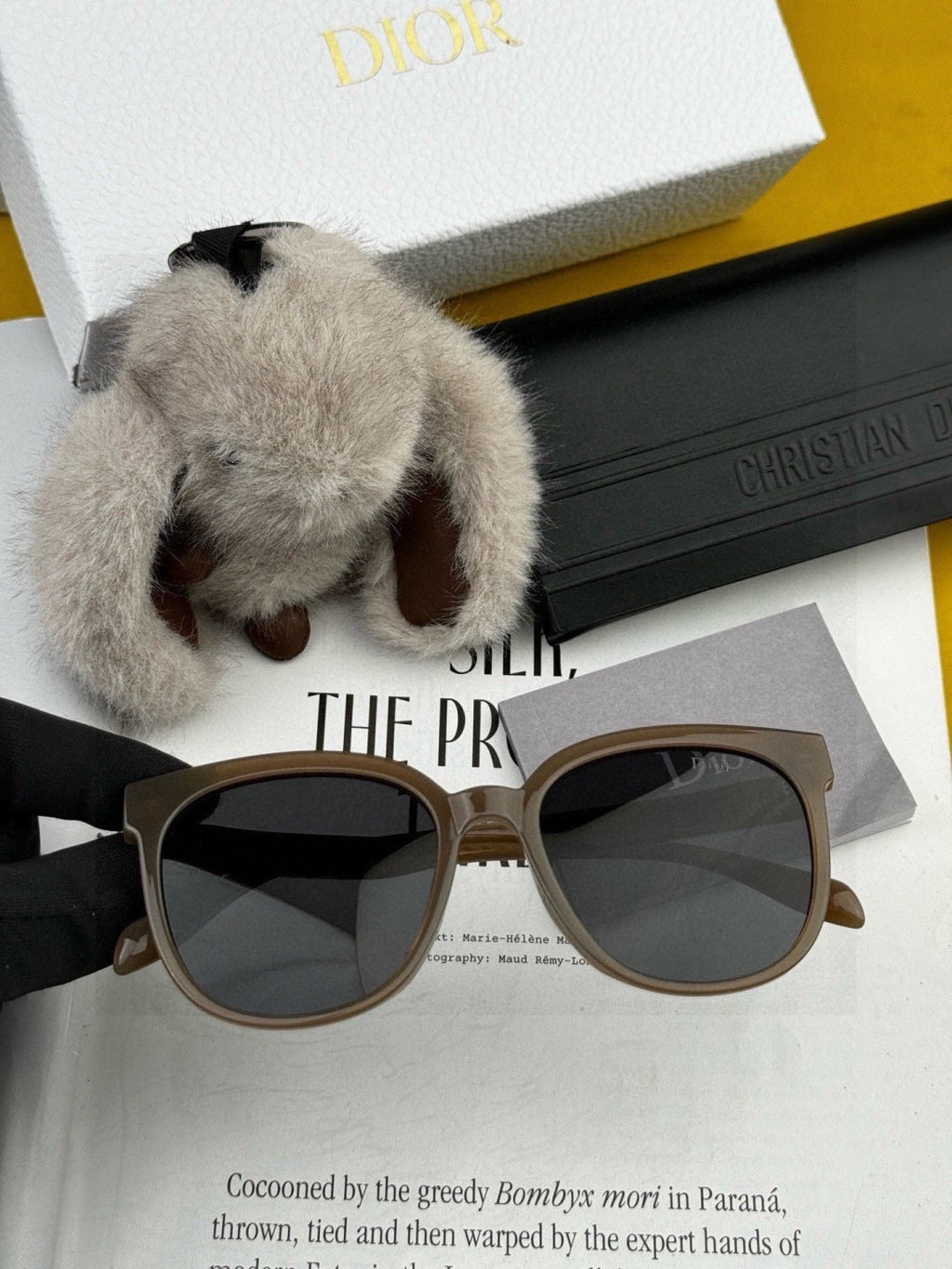 Dior D6106 Polarized Round Brown Lens Sunglasses for Men & Women - detail image 3