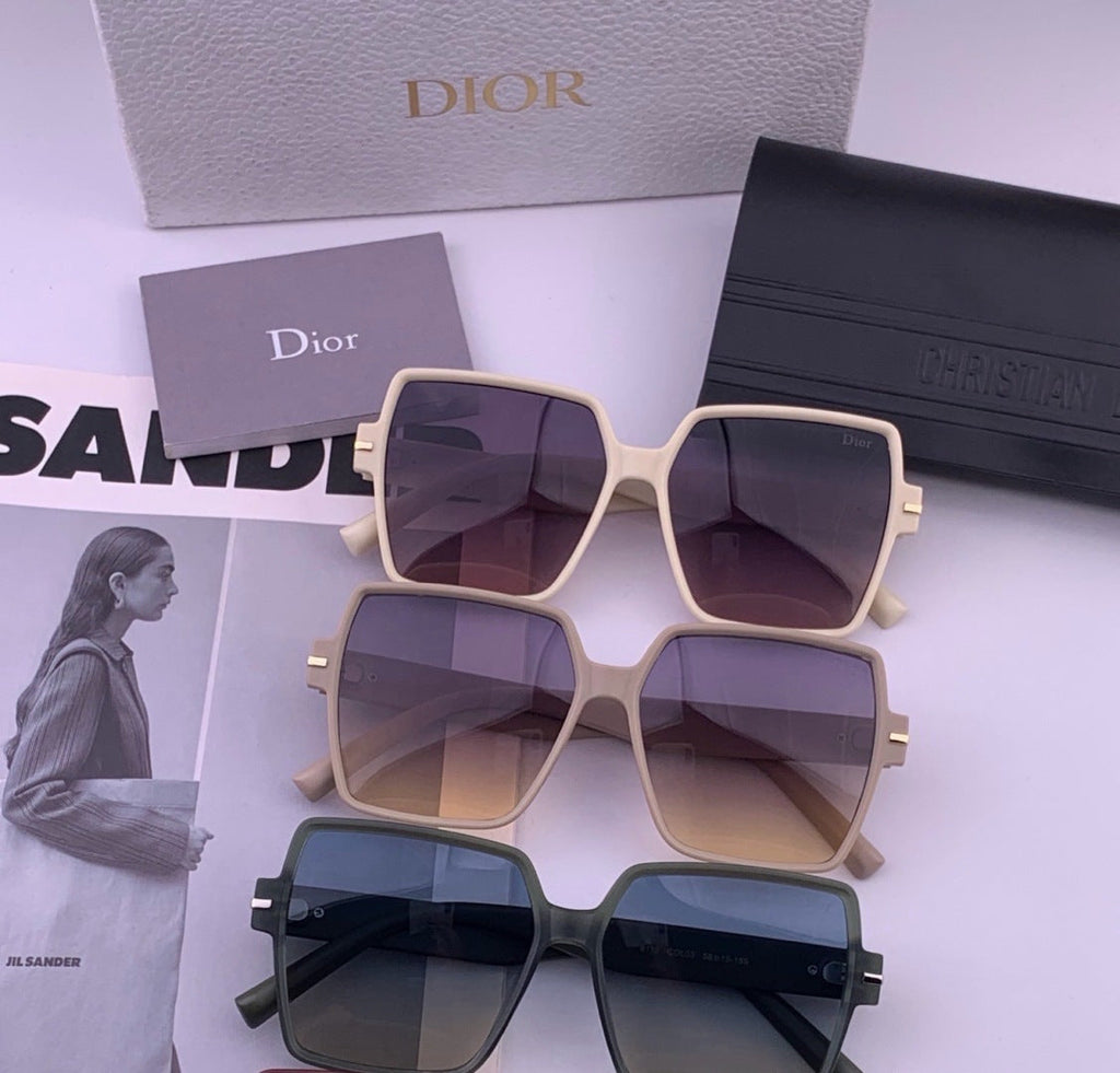 Dior CD4780 Polarized Square Black Lens Sunglasses for Women - 371921 - detail image 7