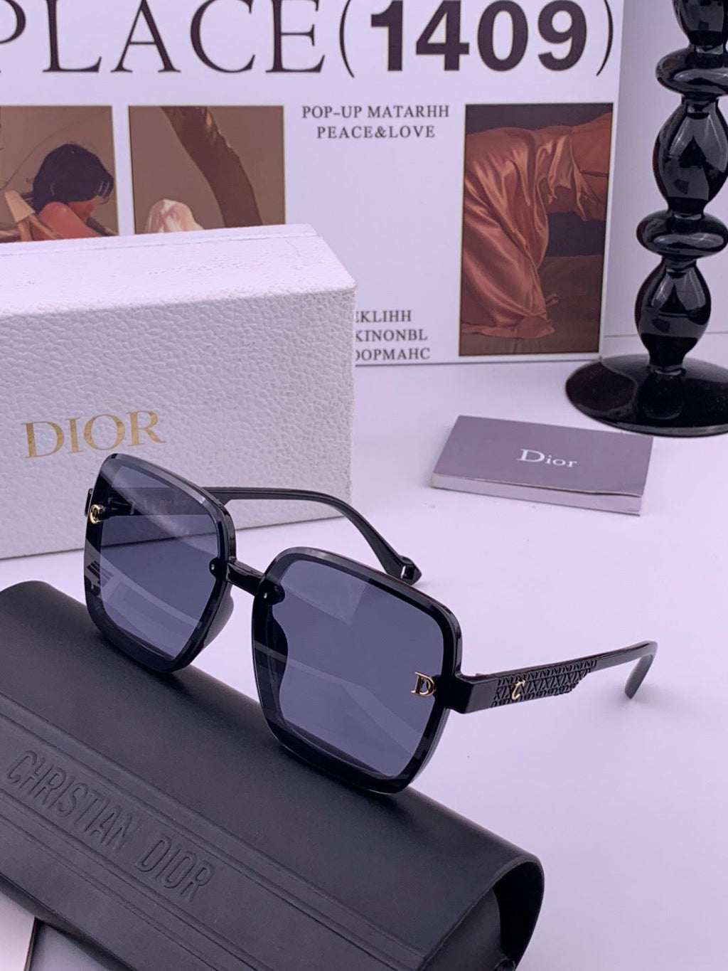 Dior D47002 Fashion Blue Lens Sunglasses for Men & Women - 371962 - detail image 2