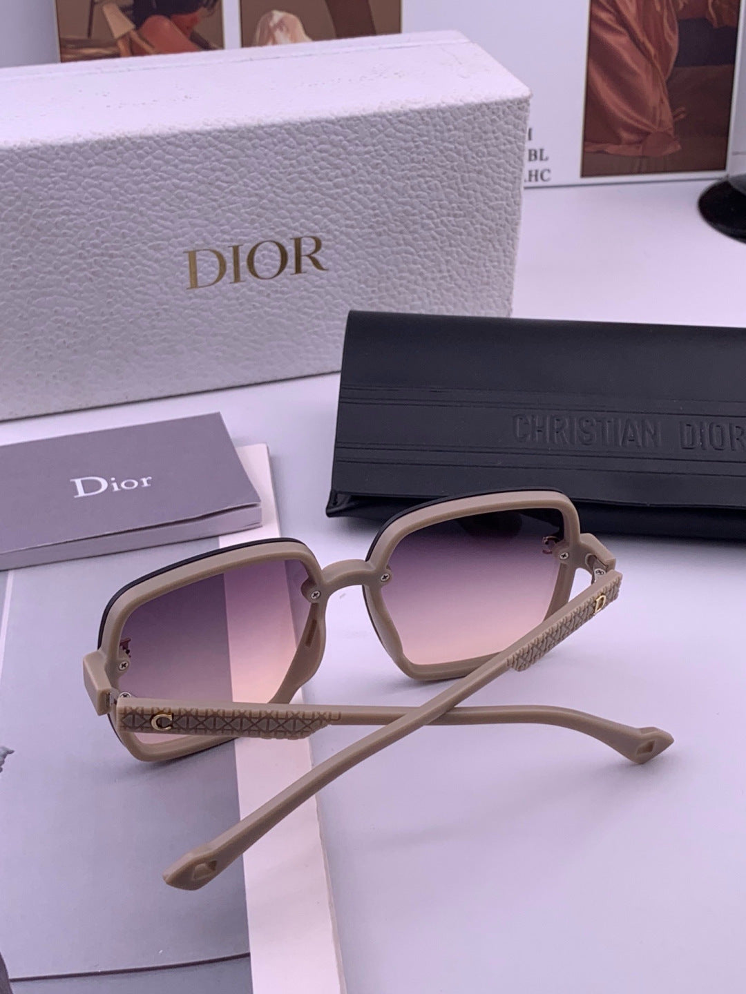 Dior D47002 Fashion Purple Lens Sunglasses for Men & Women - 371963 - detail image 7
