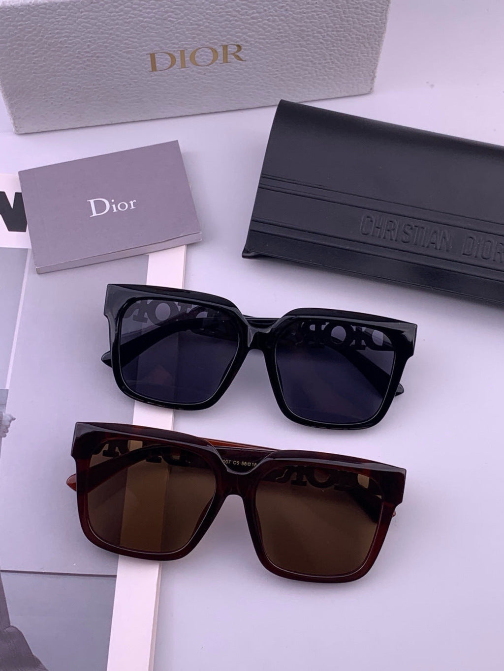 Dior D77000 Fashion Black Lens Sunglasses for Men & Women - 371964 - detail image 7