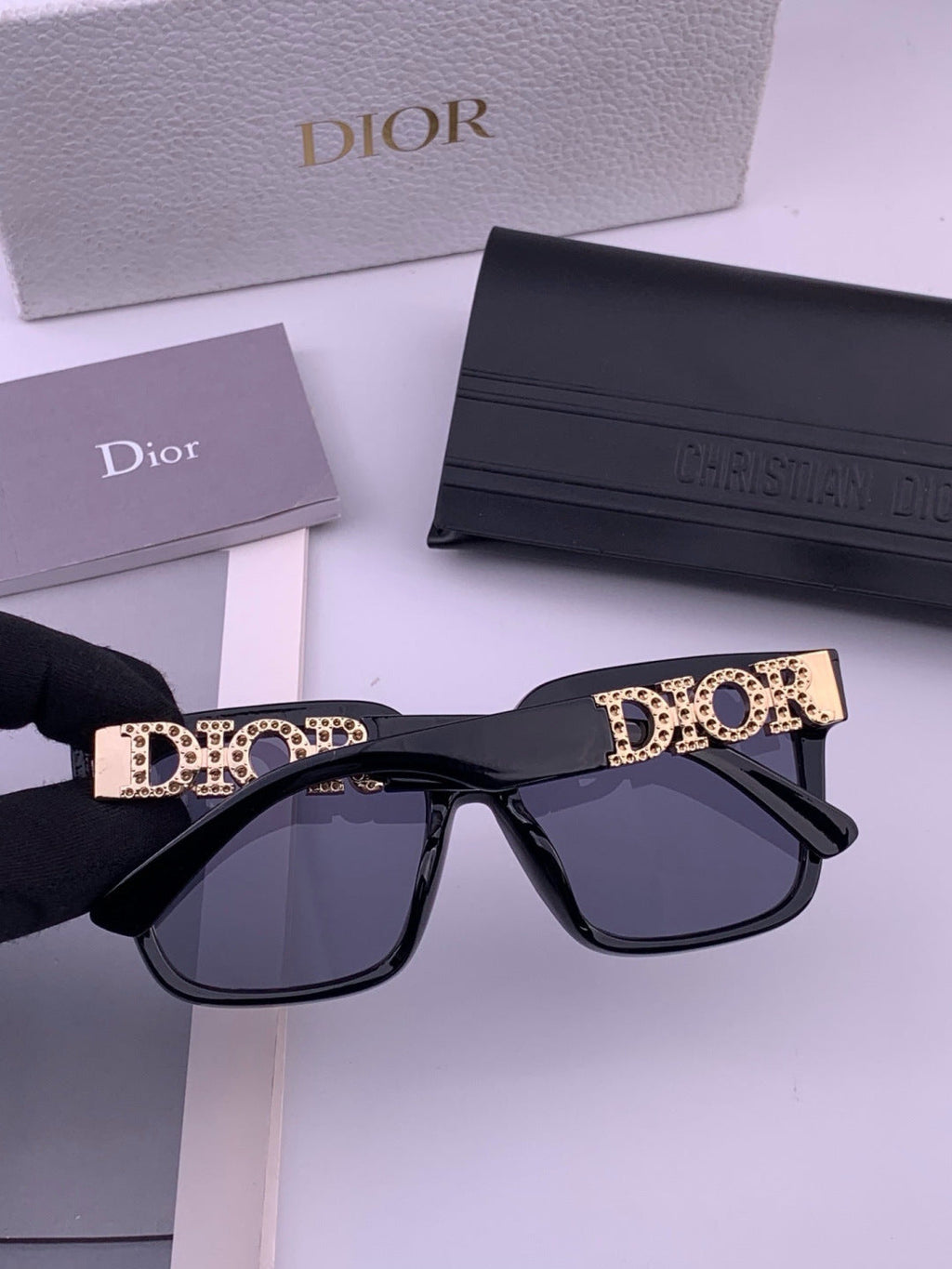 Dior D77000 Fashion Black Lens Sunglasses for Men & Women - 371964 - detail image 4