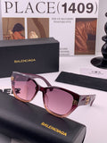 Balenciaga BL1350 Metal Fashion Black Lens Sunglasses for Men & Women - 372360
