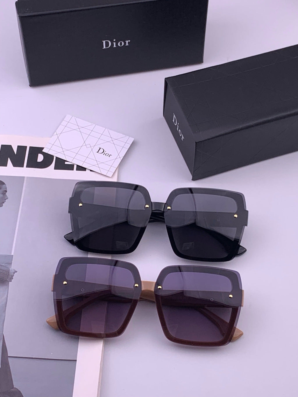 Dior CD27702 Polarized Fashion Brown Lens Sunglasses for Men & Women - 371945 - detail image 7