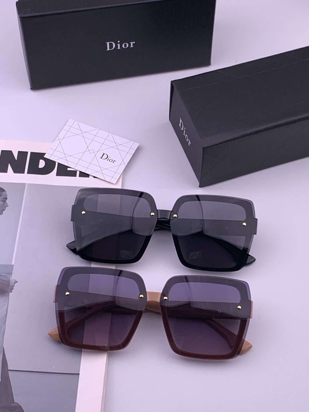 Dior CD27702 Polarized Fashion Brown Lens Sunglasses for Men & Women - 371945 - detail image 7
