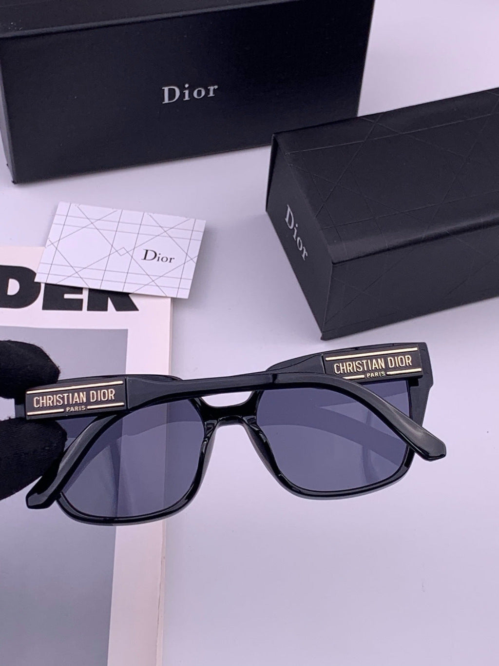 Dior D67706 Fashion Gold Lens Sunglasses for Men & Women - 371946 - detail image 2
