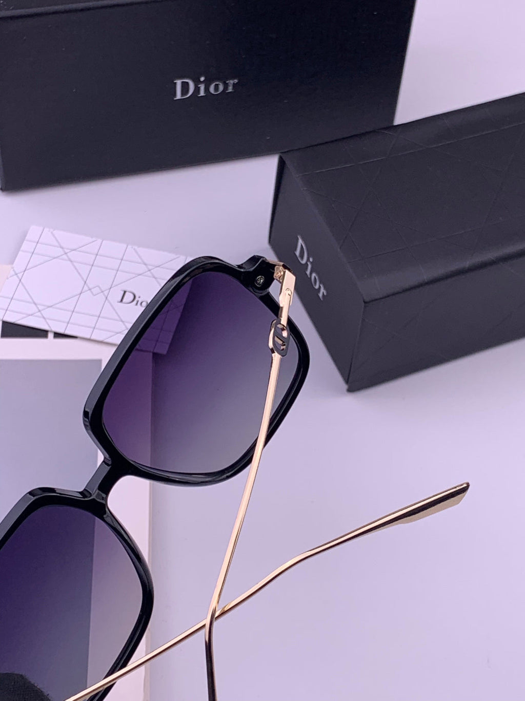 Dior CD3203 Polarized Fashion Gold Lens Sunglasses for Men & Women - 371949 - detail image 5