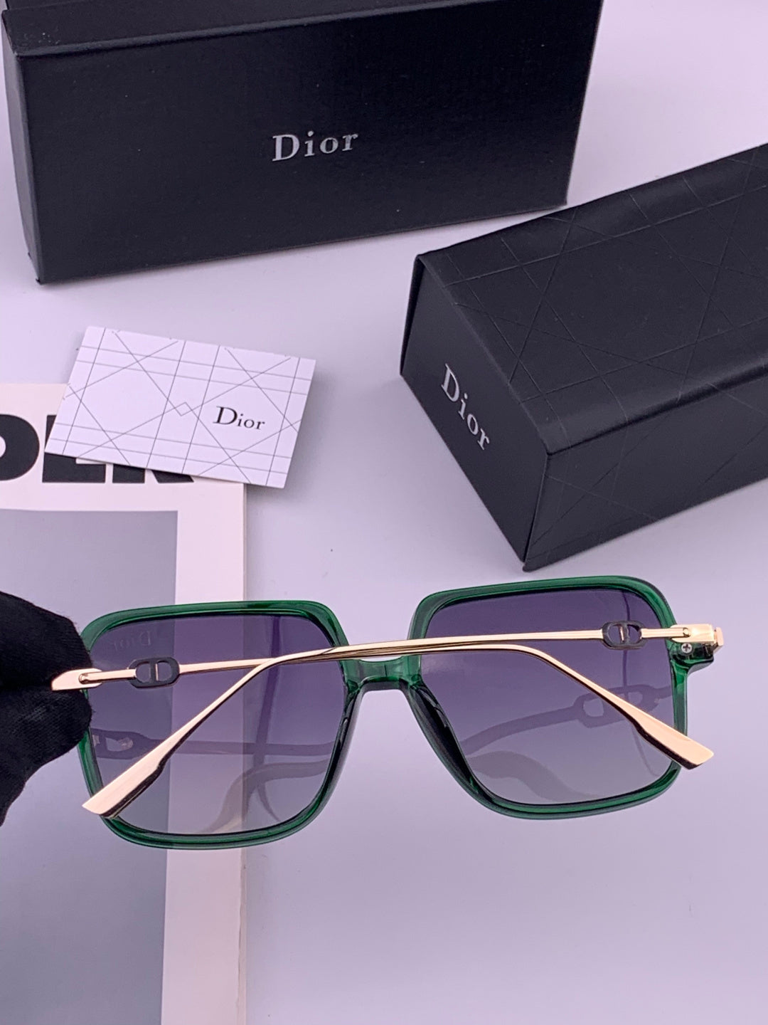 Dior CD3203 Polarized Fashion Gold Lens Sunglasses for Men & Women - 371950 - detail image 5