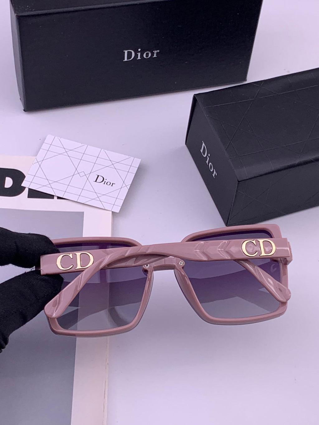 Dior CD2811 Polarized Fashion Gold Lens Sunglasses for Men & Women - 382380 - detail image 5