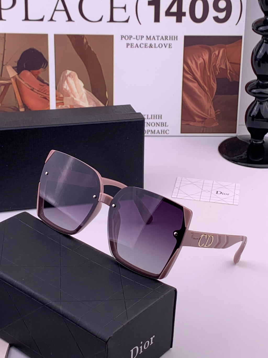 Dior CD2811 Polarized Fashion Gold Lens Sunglasses for Men & Women - 382380 - detail image 2