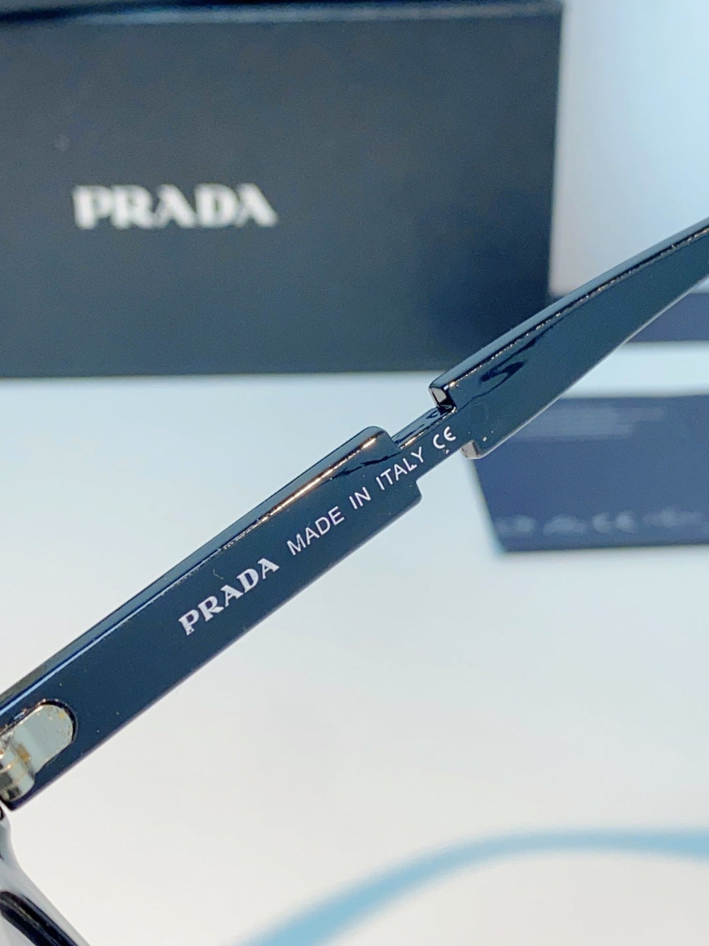 Prada Square Gray Lens Sunglasses for Men & Women - 382668 - detail image 9