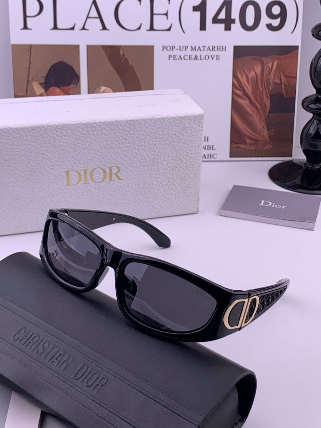 Dior CD7390 Polarized Fashion Brown Lens Sunglasses for Women - detail image 4