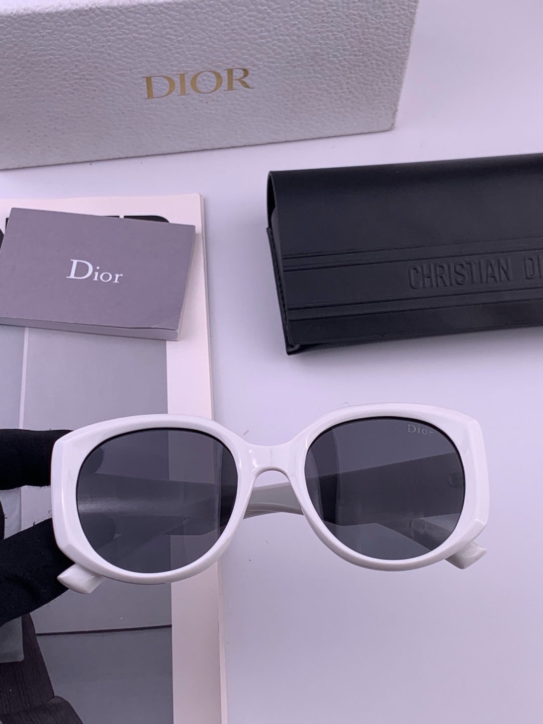 Dior CD7510 Polarized Square Gold Lens Sunglasses for Women - detail image 2