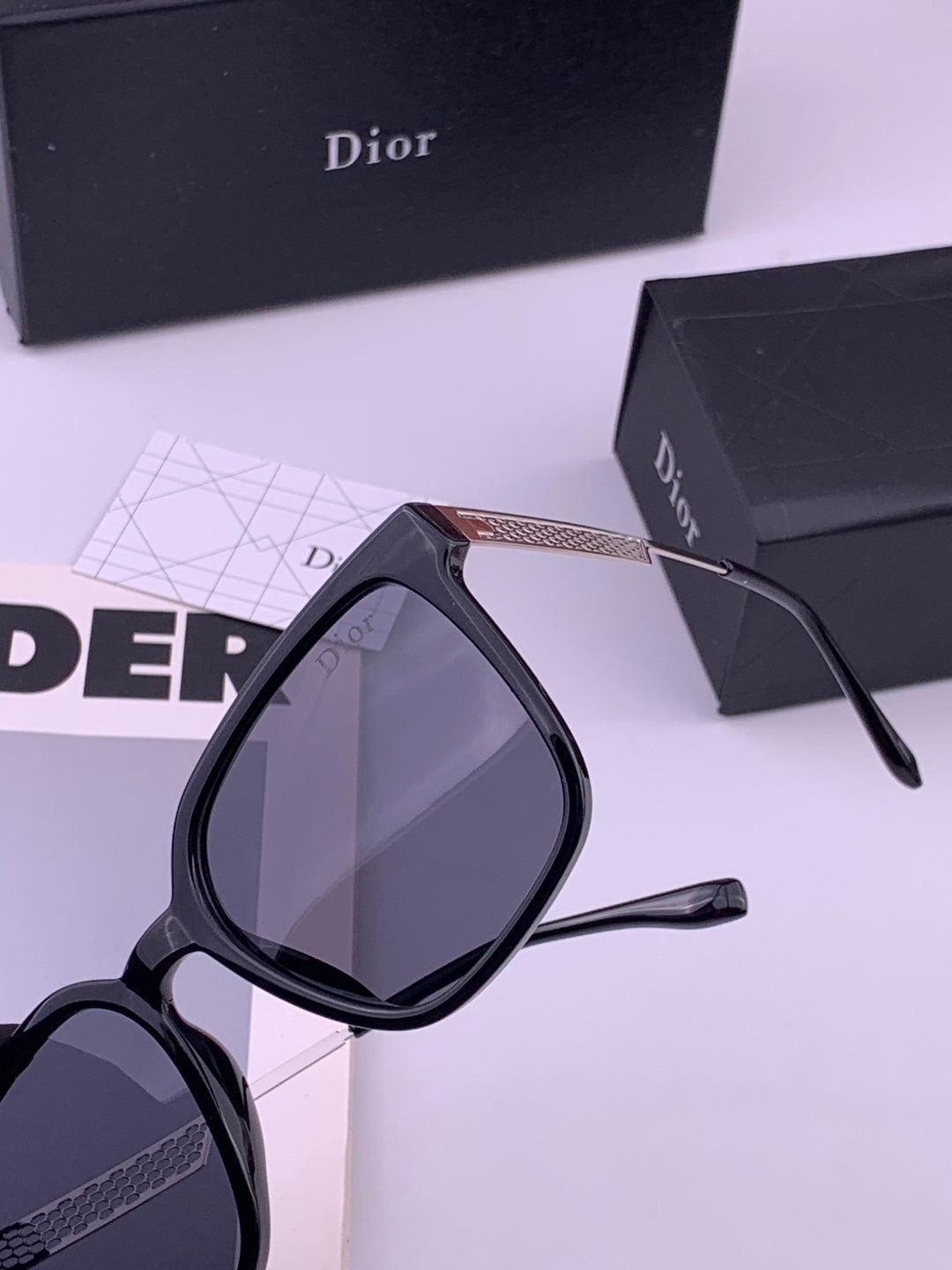 Dior CD35511 Polarized Square Brown Lens Sunglasses for Women - 382363 - detail image 3