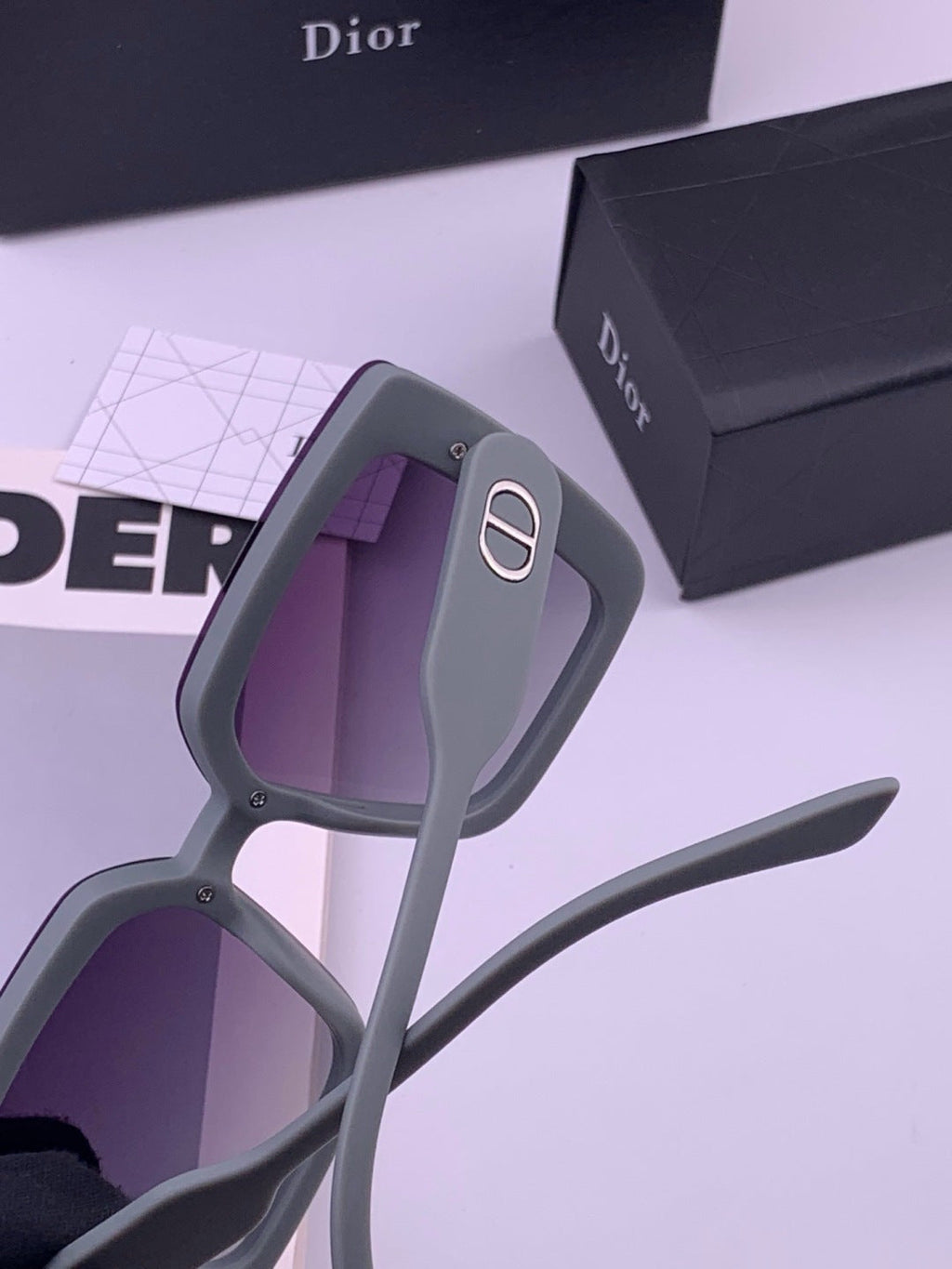 Dior D6227 Polarized Square Brown Lens Sunglasses for Men & Women - 382450 - detail image 5