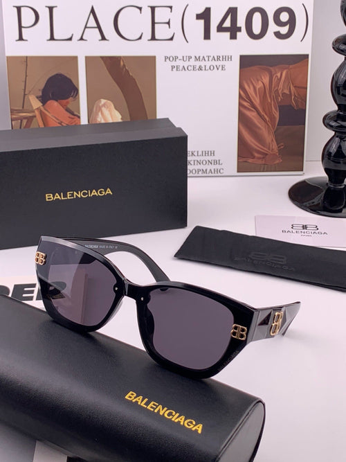 Balenciaga BL1350 Metal Fashion Black Lens Sunglasses for Men & Women - 399147 - detail image 2