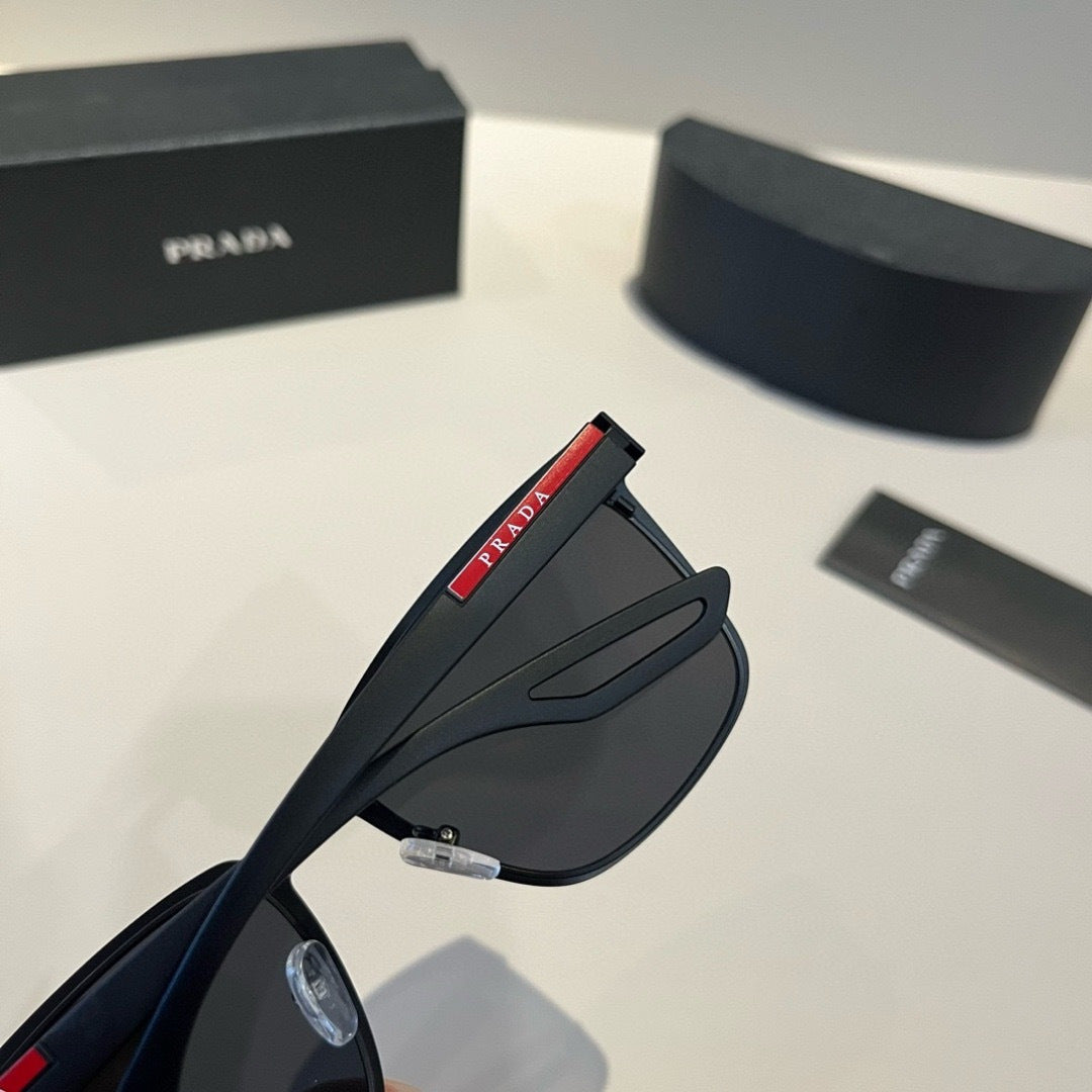 Prada Fashion Black Lens Sunglasses for Men - 432068 - detail image 7