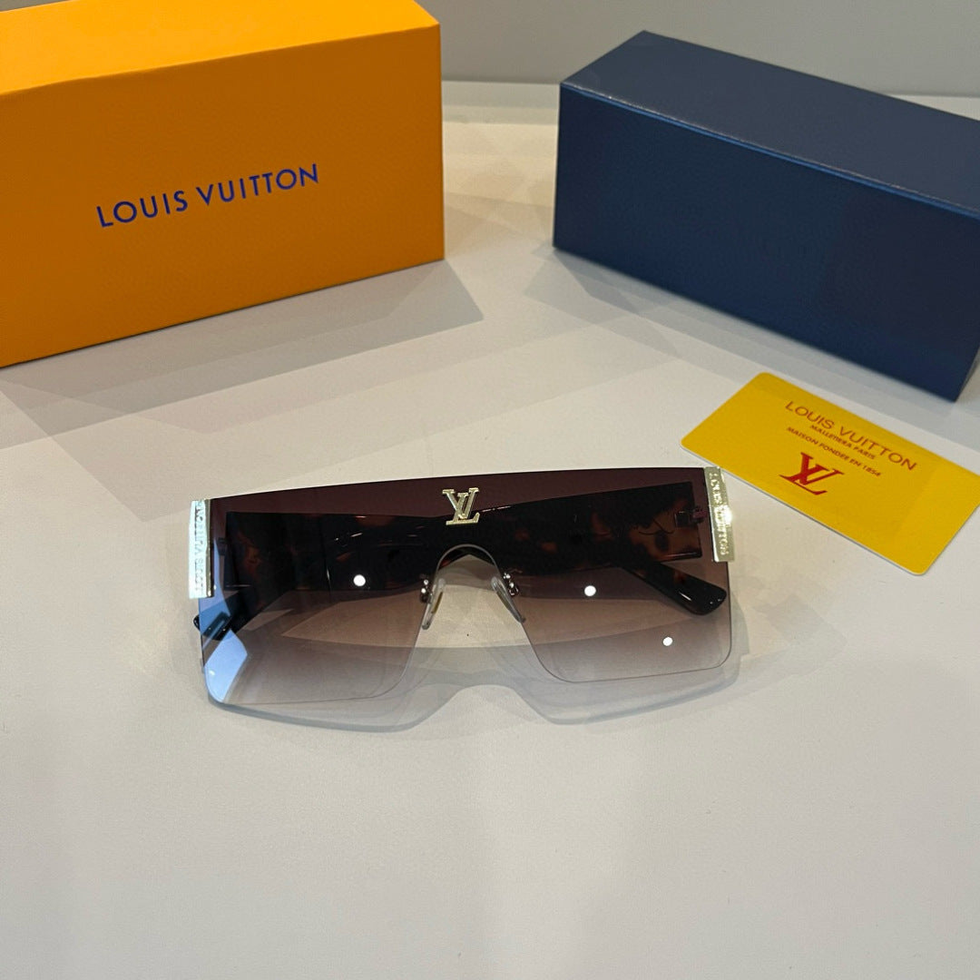 Louis Vuitton Metal Aviator Brown Lens Sunglasses for Men & Women - 431196 - detail image 10