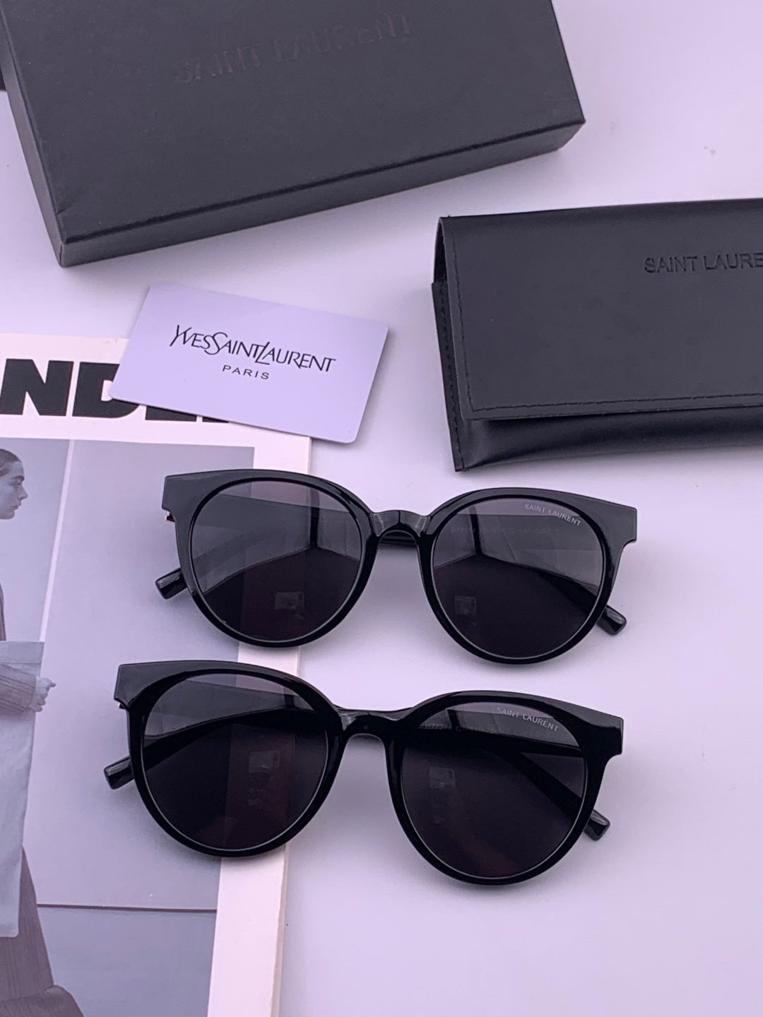 Saint Laurent 47721 Polarized Fashion Gold Lens Sunglasses for Men & - 415593 - detail image 7