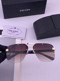 Prada Fashion Black Lens Sunglasses for Men - 449356