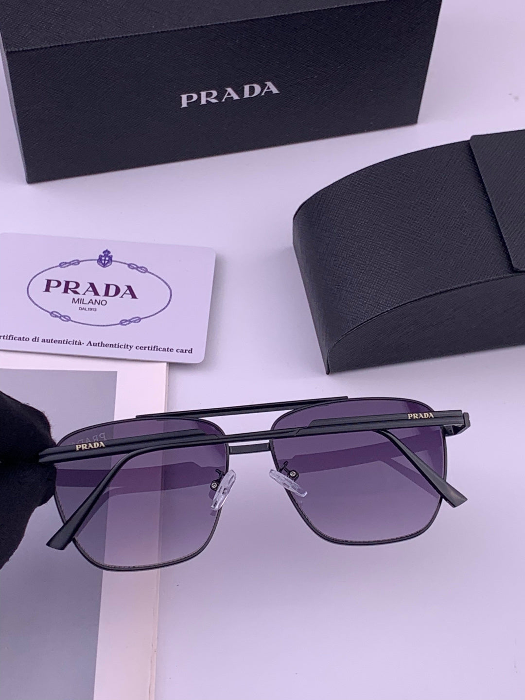 Prada Fashion Purple Lens Sunglasses for Men - 449360 - detail image 6