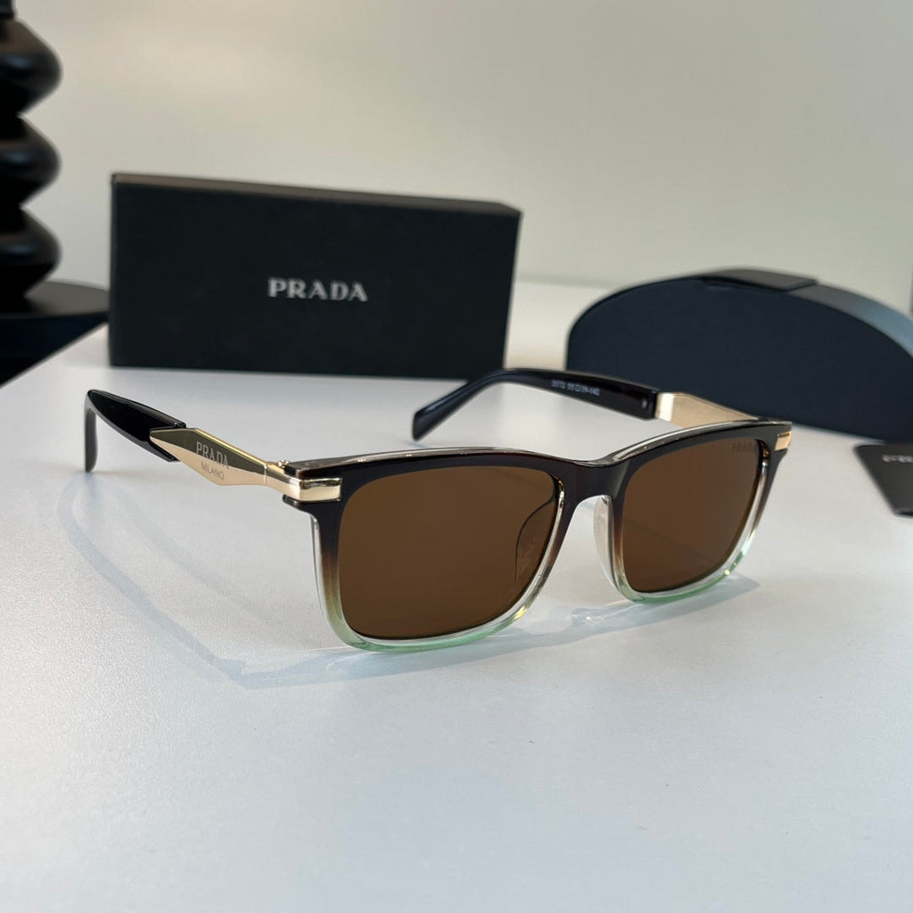 Prada Fashion Brown Lens Sunglasses for Men & Women - 449393