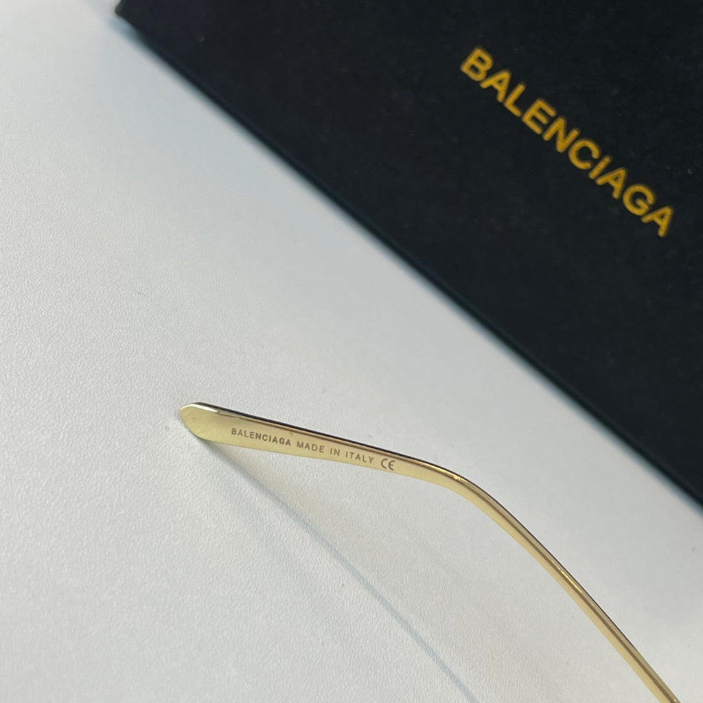 Balenciaga Rectangular Brown Lens Sunglasses for Men & Women - 487537 - detail image 7