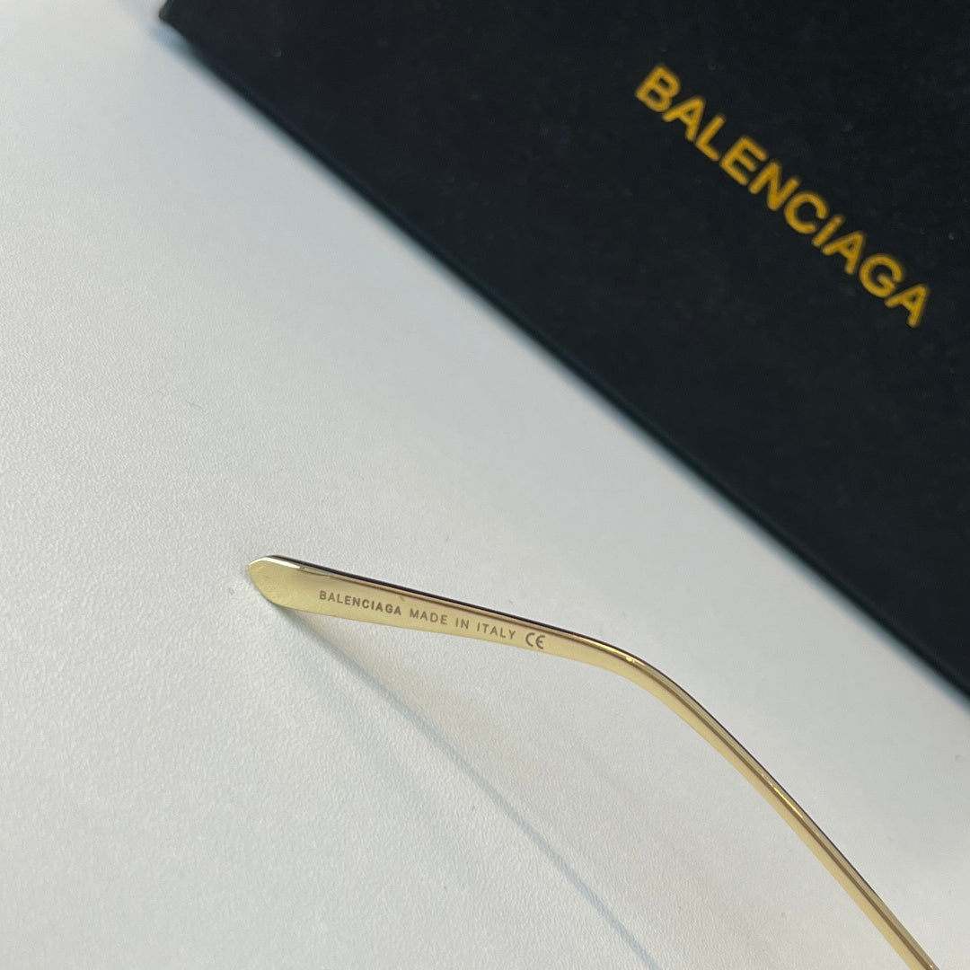 Balenciaga Rectangular Brown Lens Sunglasses for Men & Women - 466021 - detail image 7