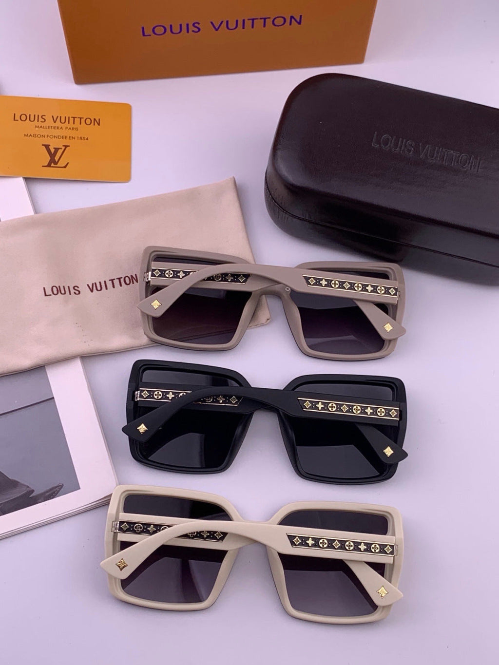 Louis Vuitton Fashion Gold Lens Sunglasses for Men & Women - 464796 - detail image 6