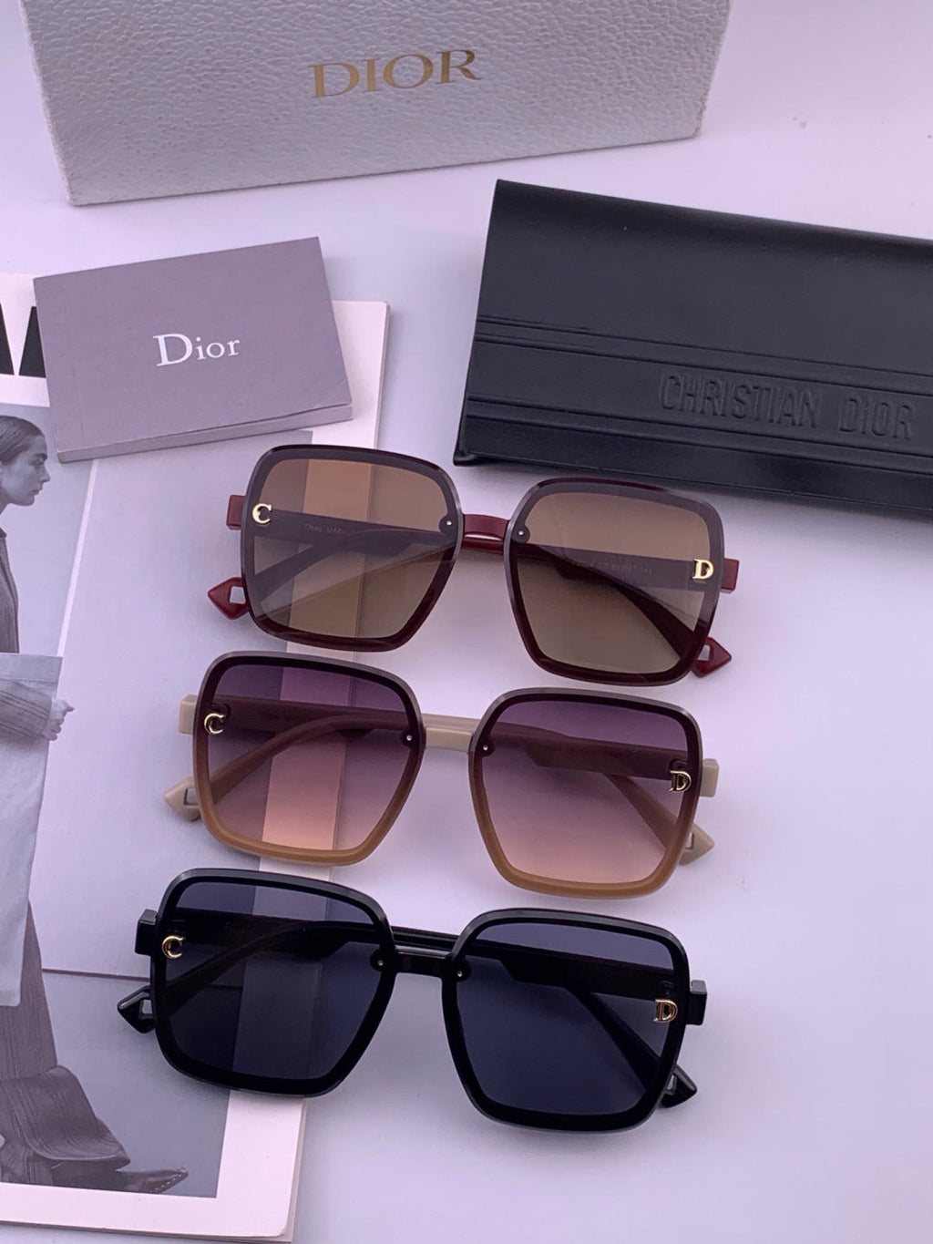Louis Vuitton L37004 Oversized Purple Lens Sunglasses for Men & Women - 493209 - detail image 7