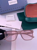 Gucci G65501 Polarized Square Brown Lens Sunglasses for Women
