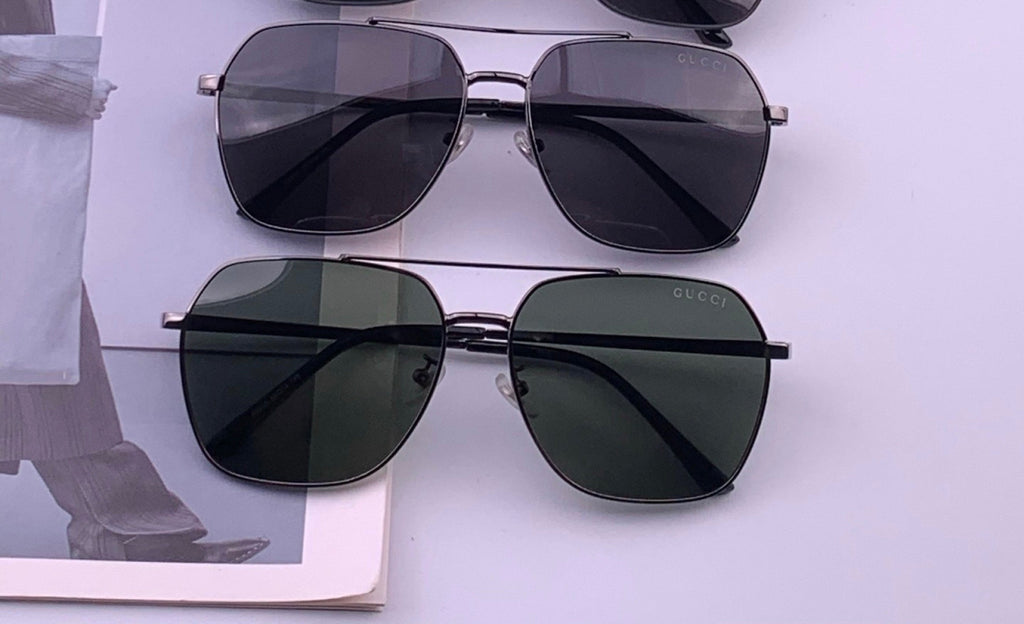 Gucci 0863 Polarized Aviator Gold Lens Sunglasses for Men & Women - detail image 7
