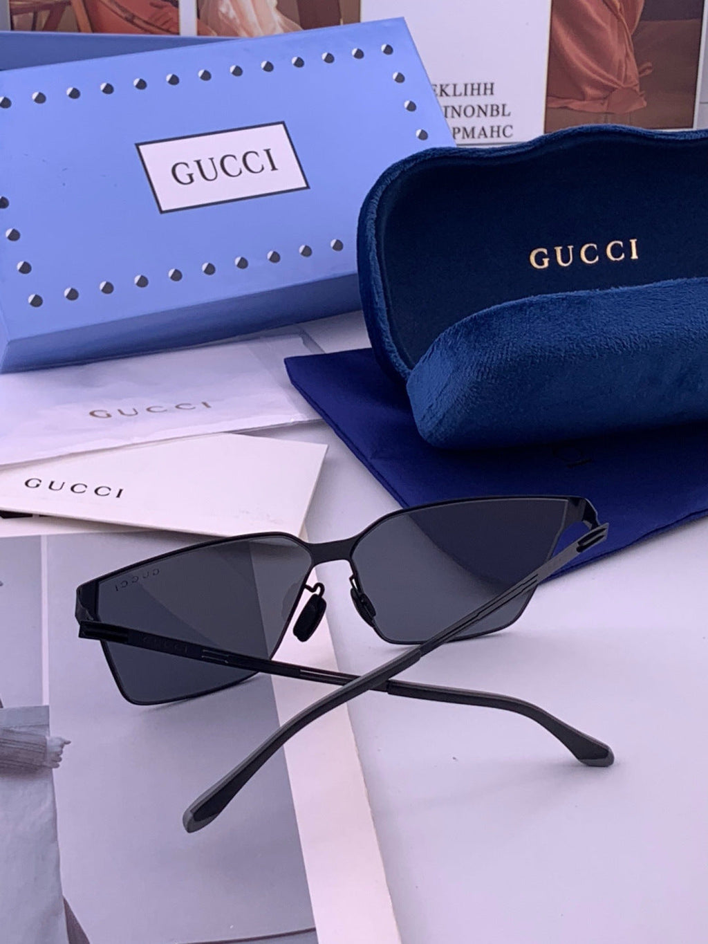 Gucci G7882 Polarized Fashion Orange Lens Sunglasses for Men & Women - detail image 6