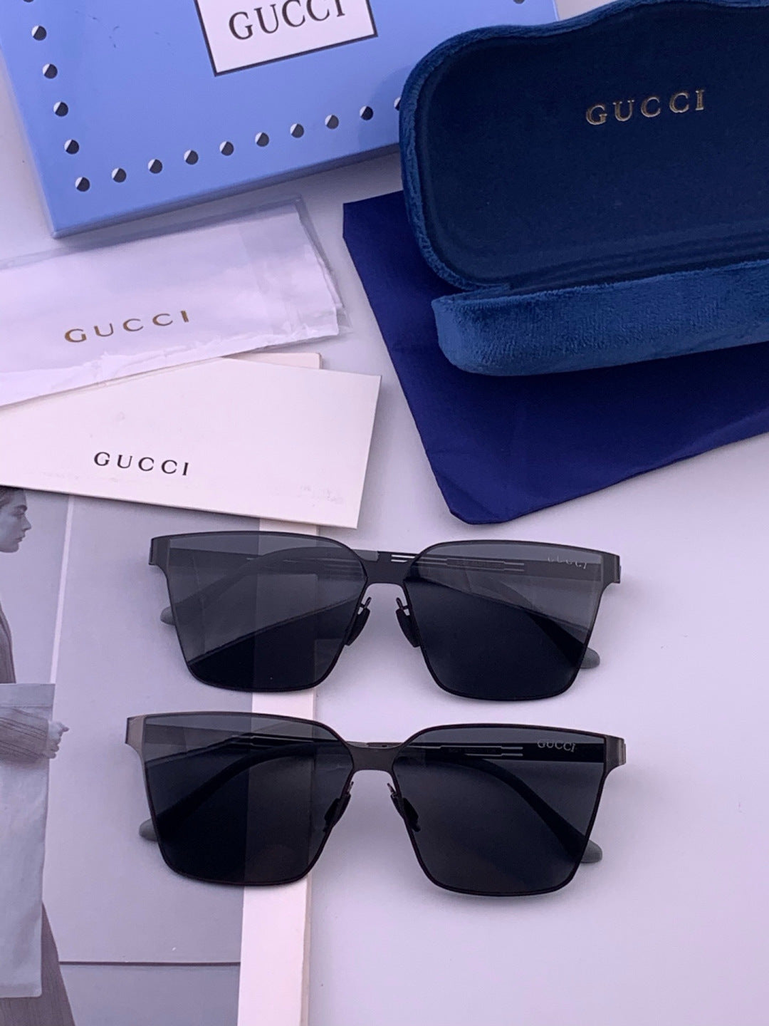 Gucci G7882 Polarized Fashion Orange Lens Sunglasses for Men & Women - detail image 7